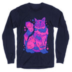 Bisexual Pride Cat Longsleeve Tee