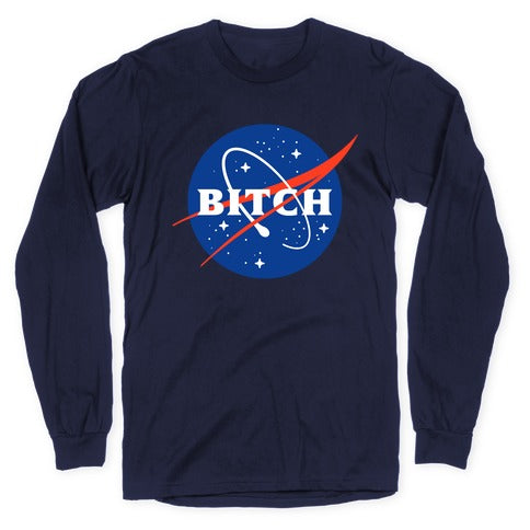 Bitch Space Program Logo Longsleeve Tee