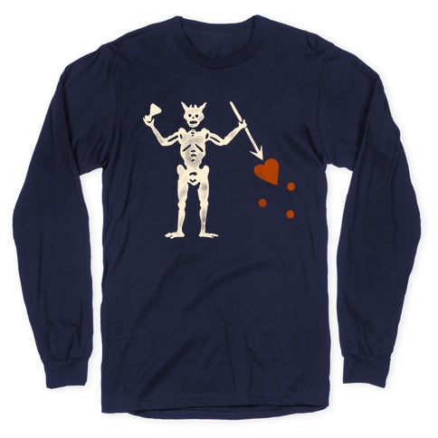 Blackbeard Flag  Longsleeve Tee