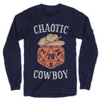 Chaotic cowboy Longsleeve Tee
