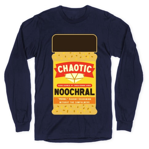 Chaotic Noochral (Chaotic Neutral Nutritional Yeast) Longsleeve Tee