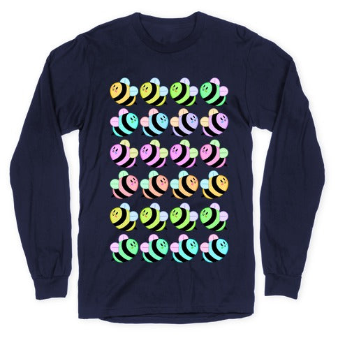 Color Pop Bees Longsleeve Tee
