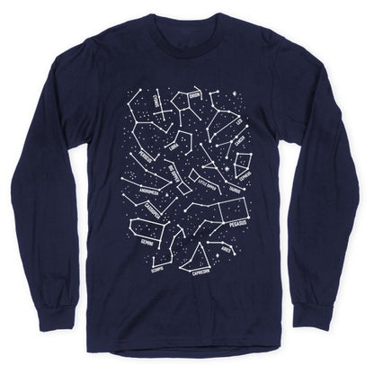 Constellation Star Pattern Longsleeve Tee