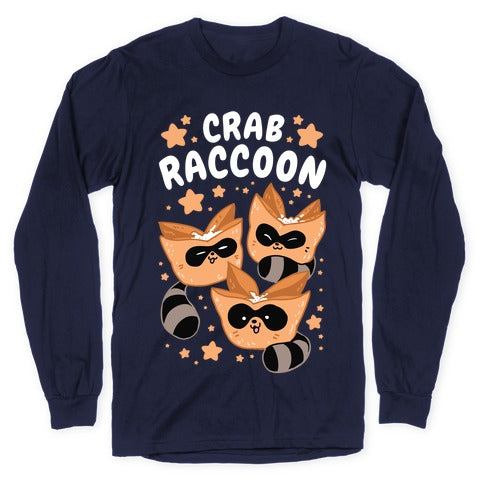 Crab Raccoon Longsleeve Tee