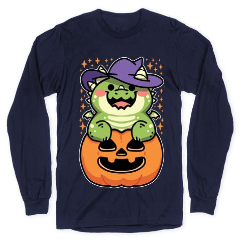 Cute Halloween Dragon Longsleeve Tee