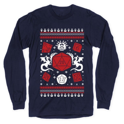 D&D Ugly Sweater Longsleeve Tee