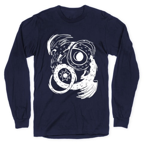 Dark-Light Ouroboros  Longsleeve Tee