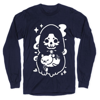 Death and Kitty Longsleeve Tee