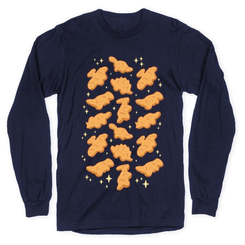 Dino Nuggies Pattern Longsleeve Tee