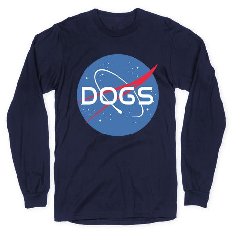 Dogs Nasa Parody Longsleeve Tee