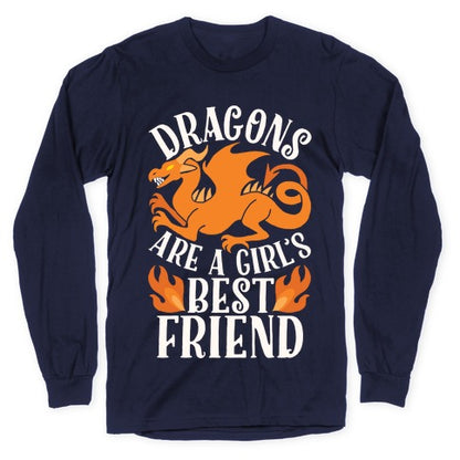 Dragons Are A Girl's Best Friend Longsleeve Tee