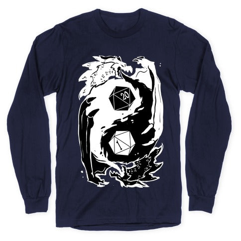 Dungeons and Dragons Yin Yang Longsleeve Tee