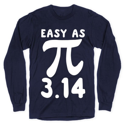 Easy as 3.14 - Pi Longsleeve Tee