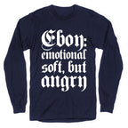 Eboy Definition White Print Longsleeve Tee