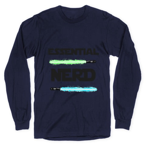 Essential Nerd Star Wars Parody Lightsaber Longsleeve Tee