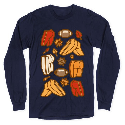 Fall Football Butts  Longsleeve Tee