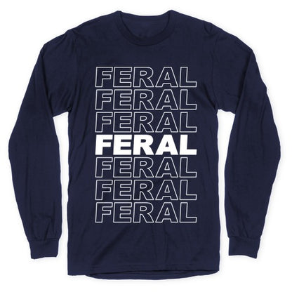 Feral Thank You Bag Parody Longsleeve Tee