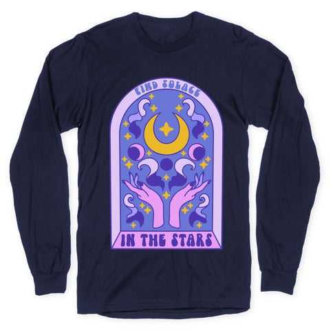 Find Solace In The Stars Longsleeve Tee