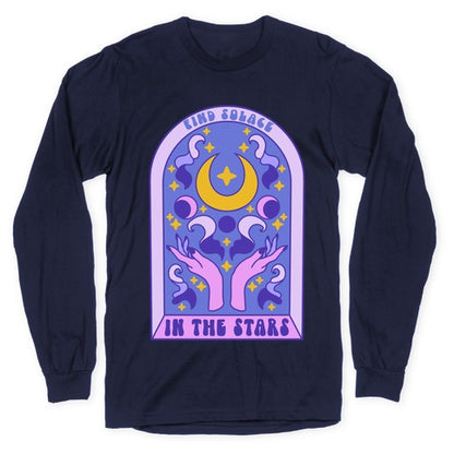 Find Solace In The Stars Longsleeve Tee