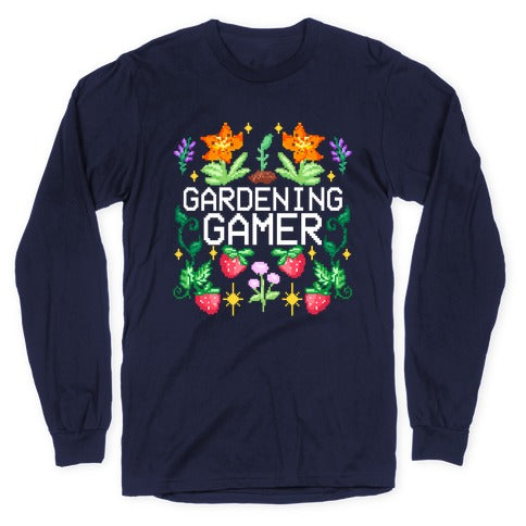 Gardening Gamer Longsleeve Tee