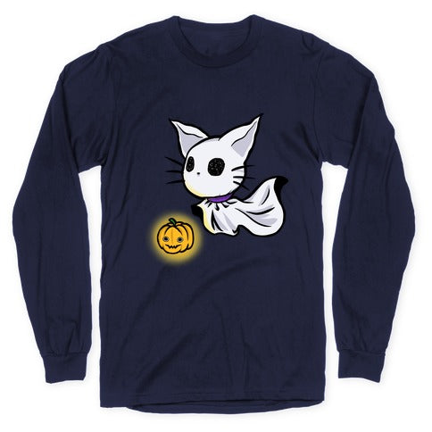 Ghost Cat Longsleeve Tee