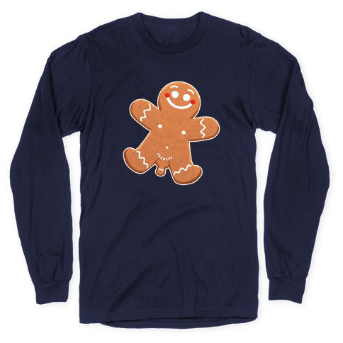 Ginger Bread Nudist Male Longsleeve Tee