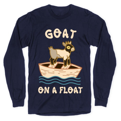 Goat On A Float Longsleeve Tee