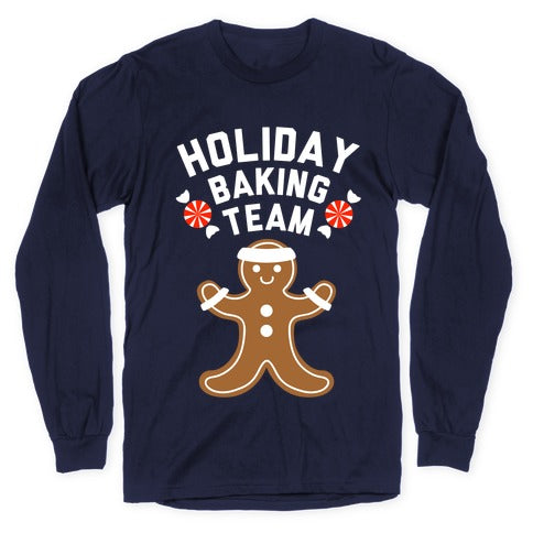 Holiday Baking Team (White Ink) Longsleeve Tee