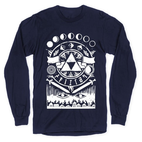 Hyrule Occult Symbols Longsleeve Tee