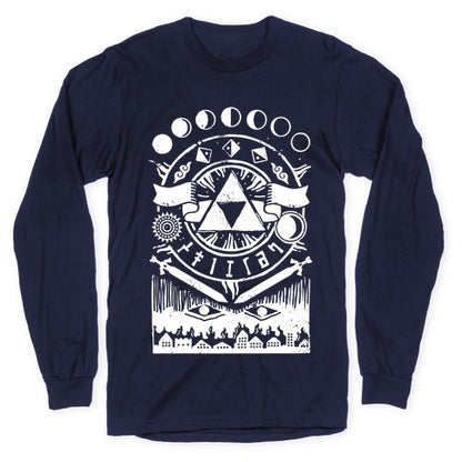 Hyrule Occult Symbols Longsleeve Tee