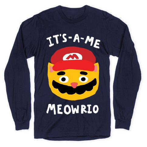 It's A Me Meowrio Longsleeve Tee