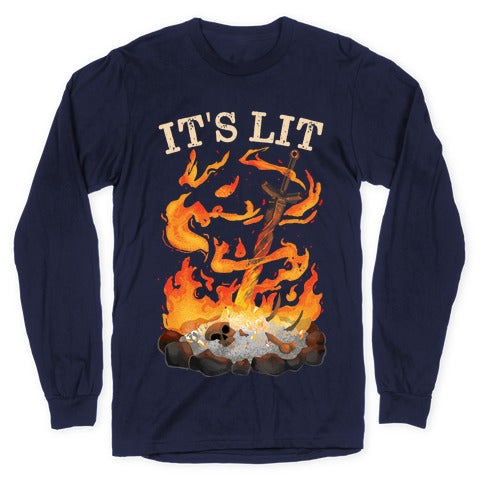 It's Lit Bonfire Longsleeve Tee