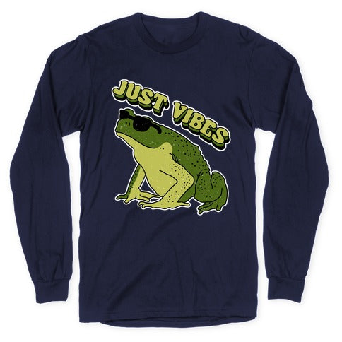 Just Vibes Frog Longsleeve Tee