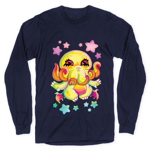 Kawaii Cthulhu Longsleeve Tee