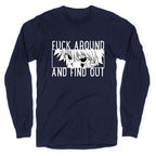 Killua Fuck Around And Find Out (white)  Longsleeve Tee