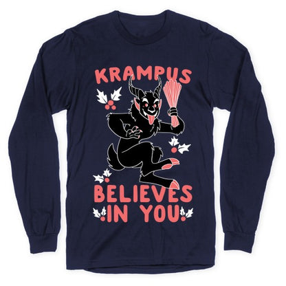 Krampus Believes in You Longsleeve Tee