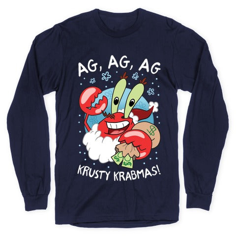 Krusty Krabmas!  Longsleeve Tee