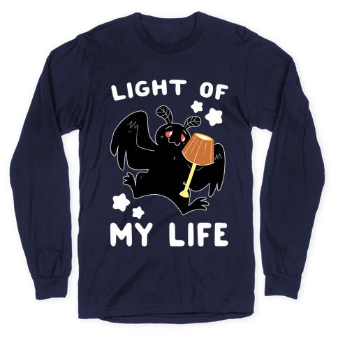 Light of my Life - Mothman and Lamp Longsleeve Tee