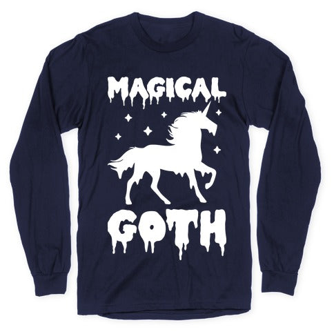 Magical Goth Unicorn Longsleeve Tee