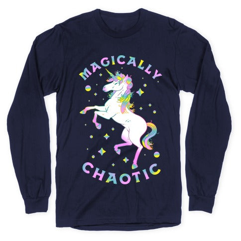 Magically Chaotic Unicorn Longsleeve Tee