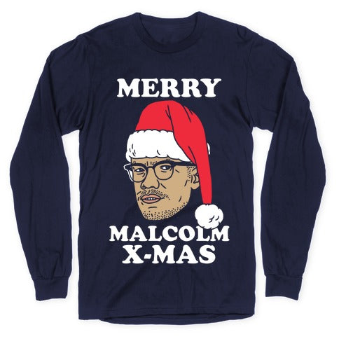 Malcolm X-Mas Longsleeve Tee