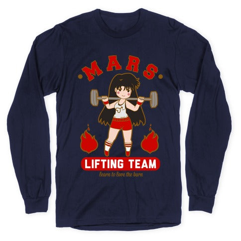 Mars Lifting Team Parody Longsleeve Tee