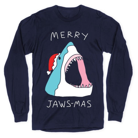 Merry Jaws-mas Christmas Longsleeve Tee