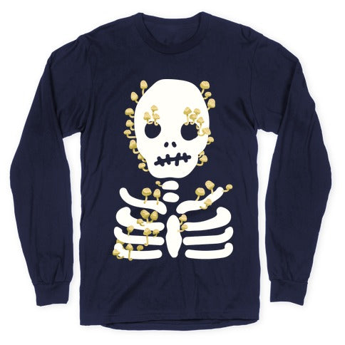 Mushroom Skeleton Longsleeve Tee