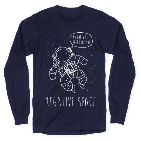 NEgative Space Longsleeve Tee