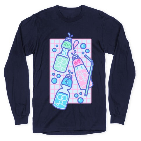 NSFW Pastel Penis Soda Bottles Longsleeve Tee