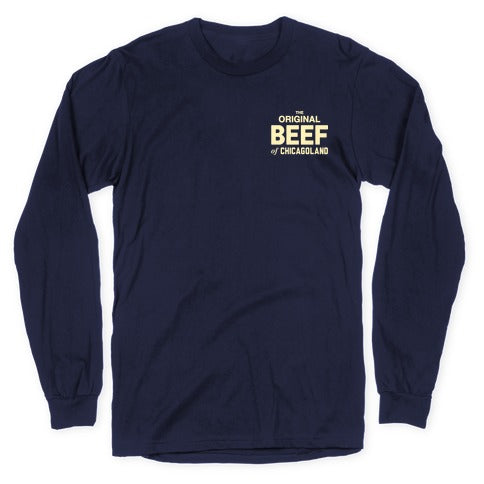 Orginal BEEF of Chicagoland Small Logo Longsleeve Tee
