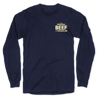Orginal BEEF of Chicagoland Small Logo Longsleeve Tee