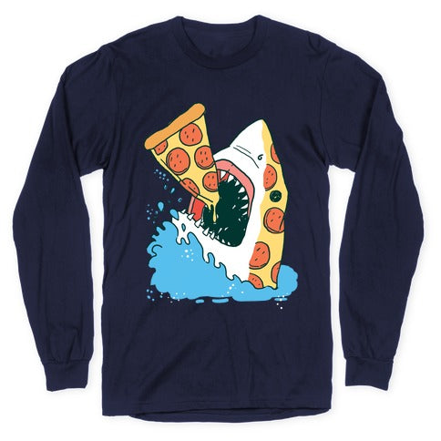 Pizza Shark Longsleeve Tee