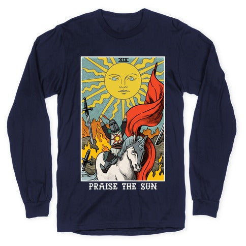 Praise The Sun Tarot Card Longsleeve Tee